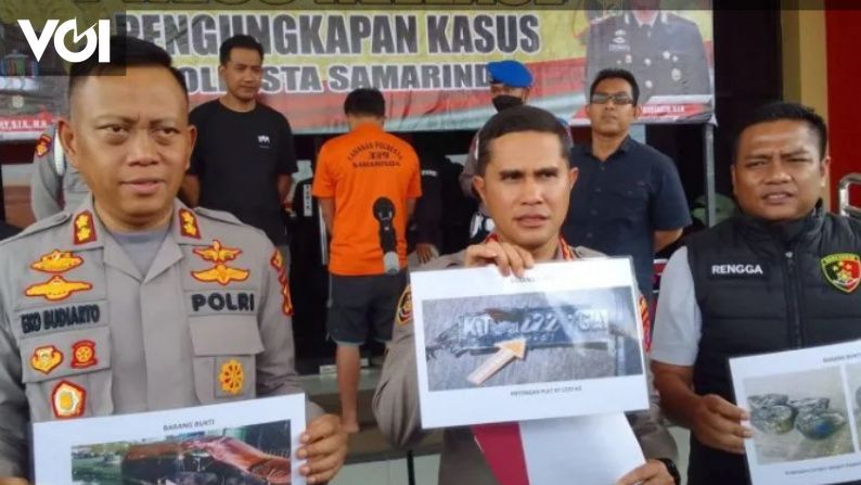 Police Finally Tahan Pengtap BBM Which Caused A Car Fire In Samarinda