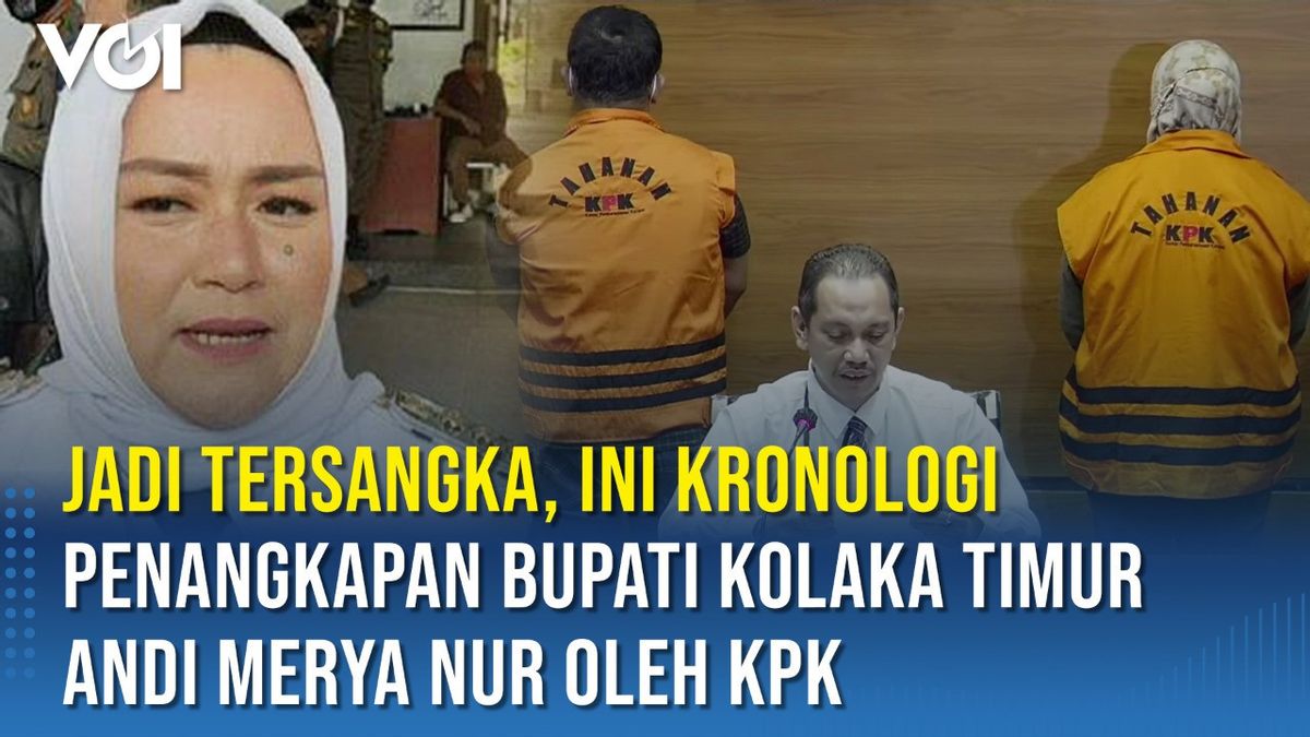 VIDEO: This Is The Chronology Of The Arrest Of The East Kolaka Regent Andi Merya Nur