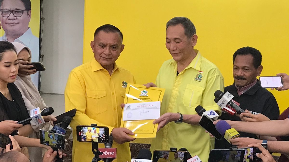 Le parti Golkar a donné une lettre d’instructions à Jusuf Hamka jadi Cagub ou Cawagub Jakarta