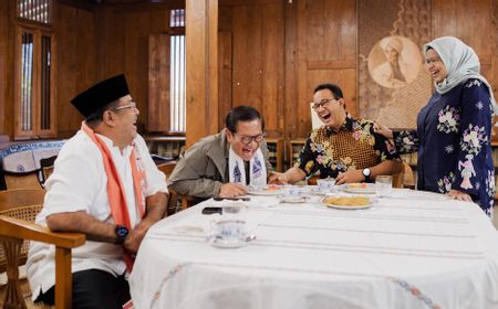 Pramono-Rano Temui Anies di Lebak Bulus, Pamer Foto Senyum Semringah