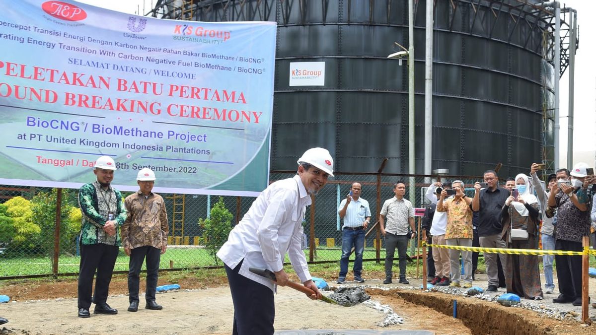 Jadi yang Terbesar Se-Asia Tenggara, Pabrik BioCNG Mulai Dibangun di Langkat