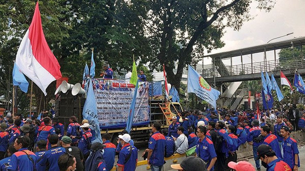    Warga Jakarta, Buruh Gelar Aksi May Day Sabtu Pekan Ini, Hindari Kawasan Senayan