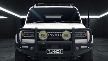 此配件公司为丰田陆地巡洋舰普拉多(Toyota Land Cruiser Prado)提供了Bullbar,使其更具弹性