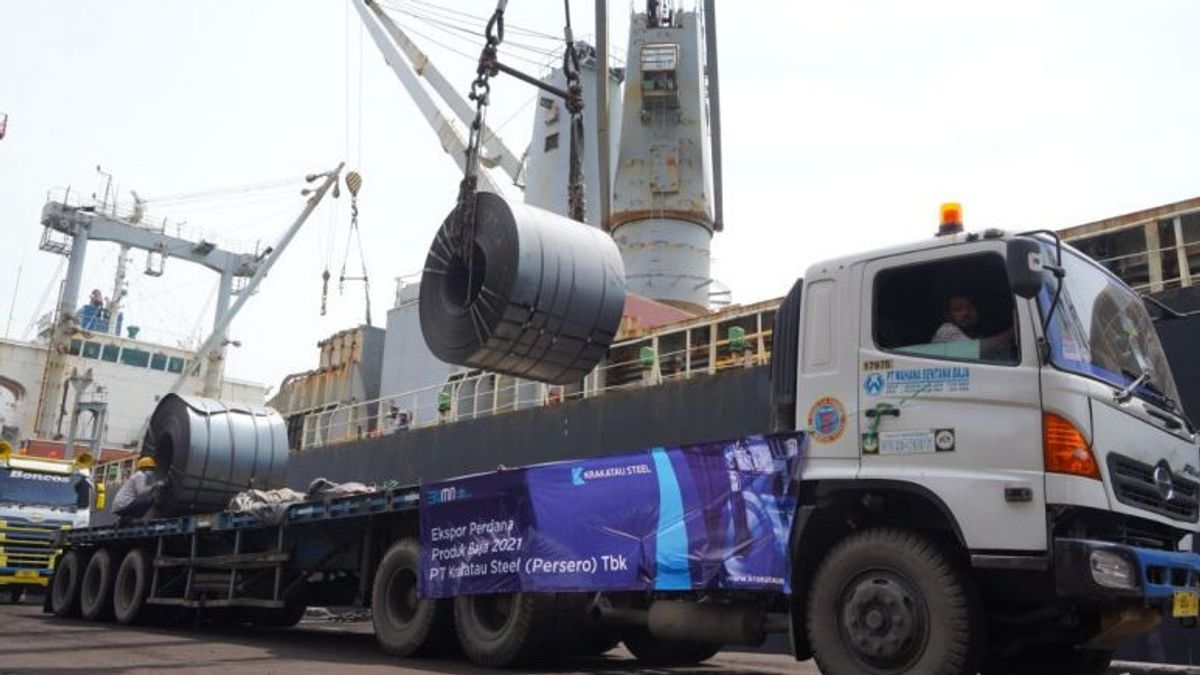 Krakatau Steel Exports 30,000 Tons Of HRS Steel To Italy