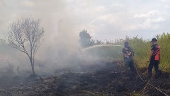 Palangka Raya Fire Team Antisipasi Karhutla Dekati Residency Resident