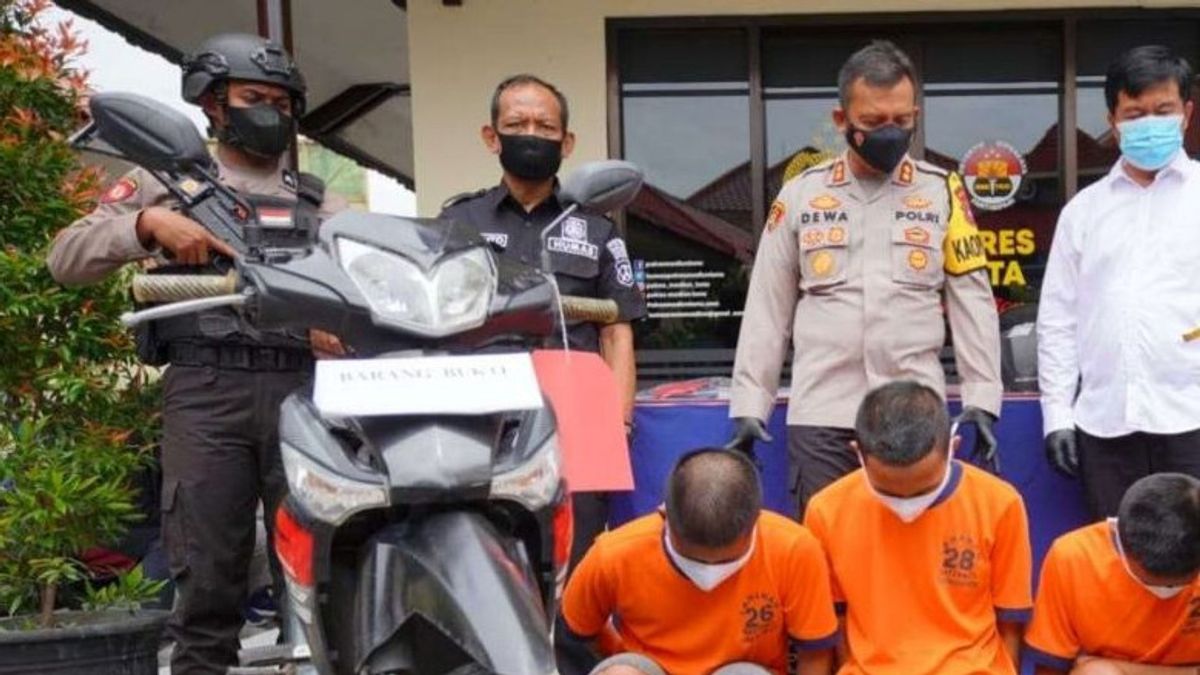 Polres Madiun Kota Tangkap Kawanan Pencuri Motor