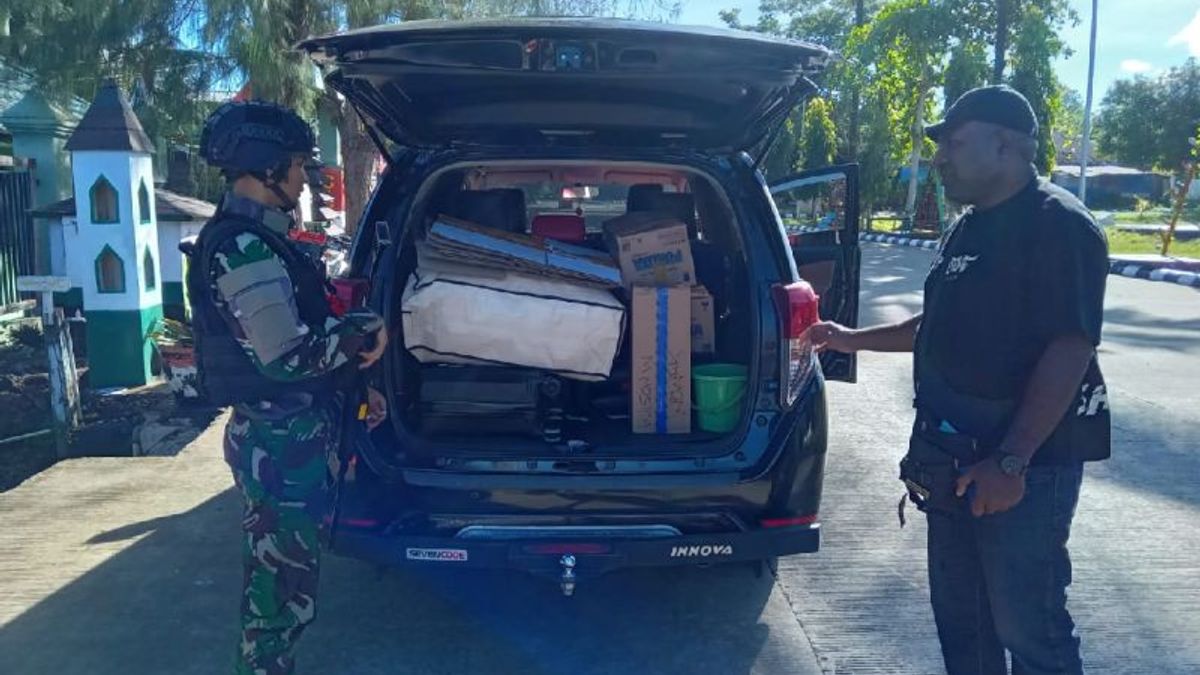 Groupe de travail Yonif 122/TS renforce la sécurité à la frontière entre la République d’Indonésie et Papouasie Nugini
