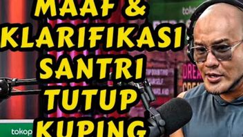 Admit 'I'm Stupid' Comments On Santri Cover Ears, Deddy Corbuzier Apologizes, Don't Know Students Memorize Al-Qur'an