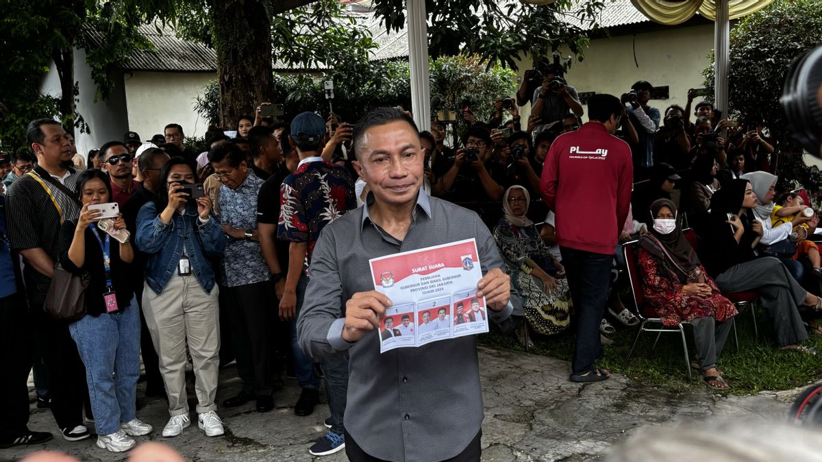 Cagub Jakarta Dharma Pongrekun Usai Mencoblos: Ini Pertama Kali Dalam Hidup Saya