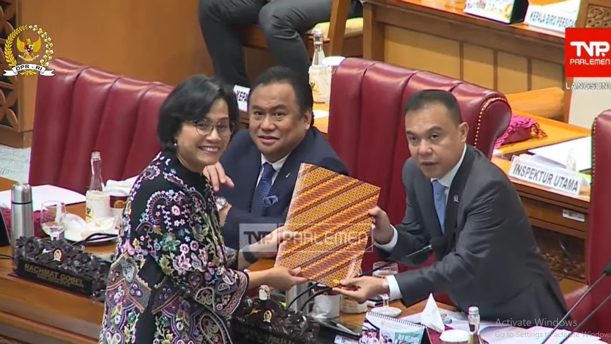 Sri Mulyani Responds To The Government For The DPR's View Of The 2024 Fiscal Framework