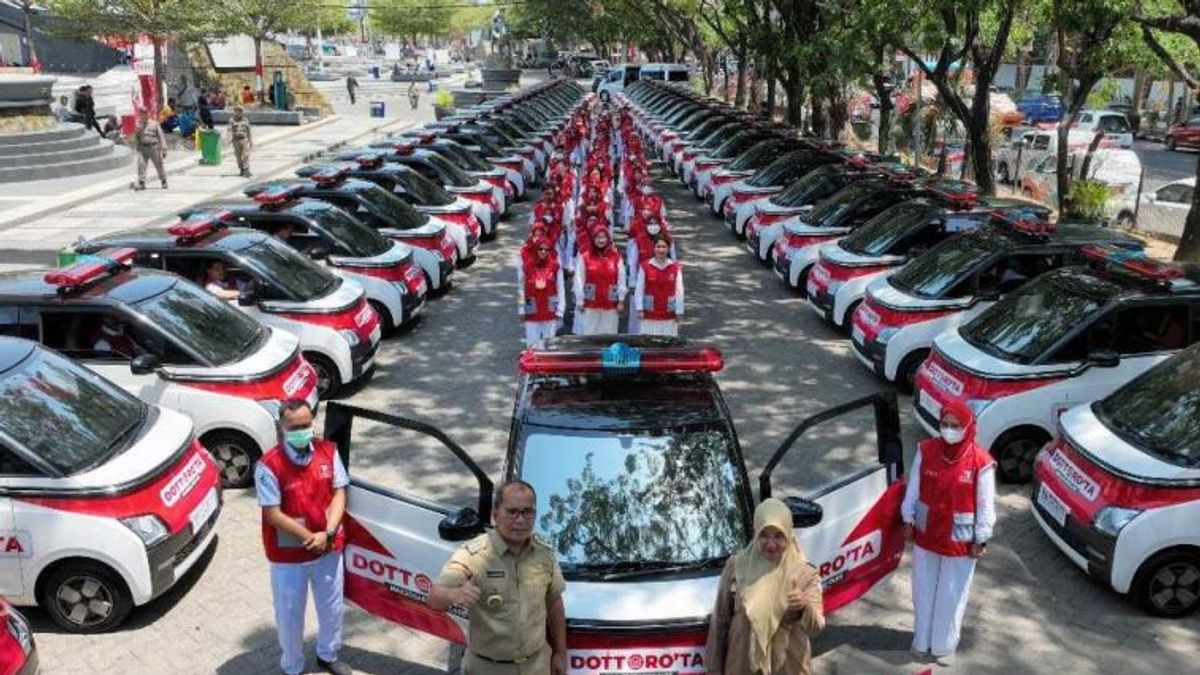 Wali Kota Makassar Luncurkan 47 Mobil Listrik "Home Care Dottorota"
