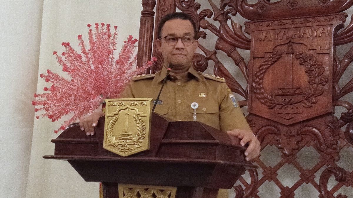 Anies Wants Jakarta's SIKM To Be Integrated Nationally, Different From Last Year