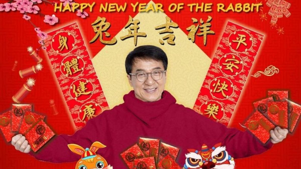 Serunya Perayaan Imlek Artis Keturunan Tionghoa, Jackie Chan Bagi-bagi Angpao 