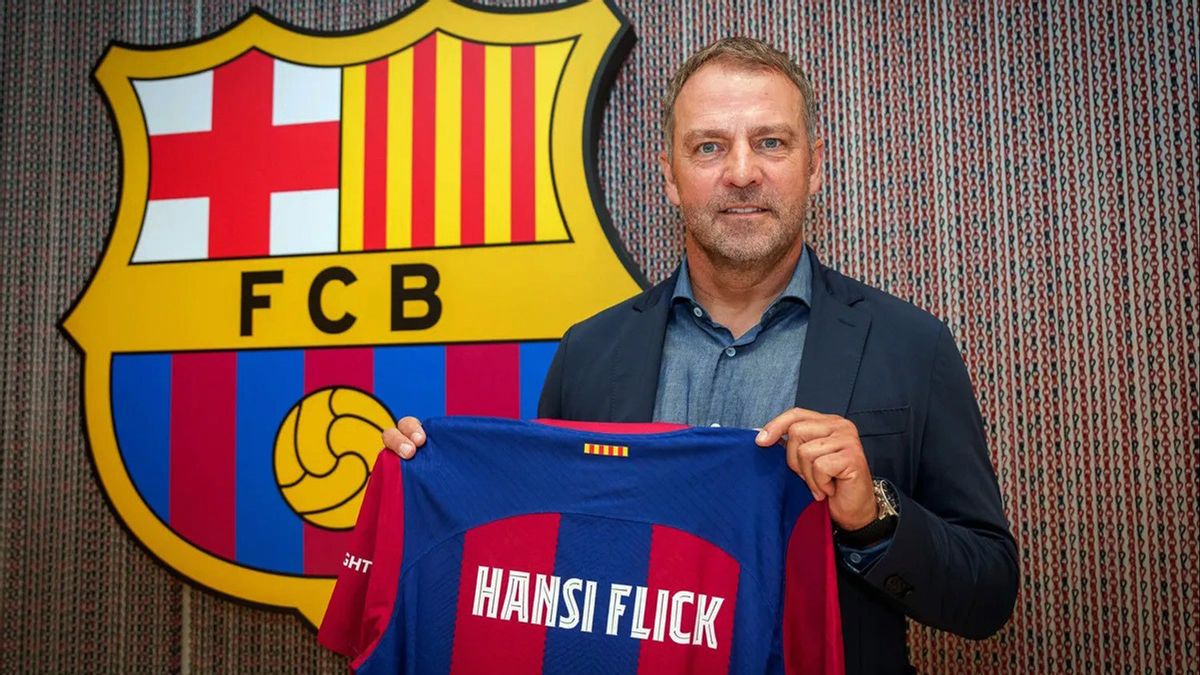 Resmi, Hansi Flick Pelath Anyar Barcelona