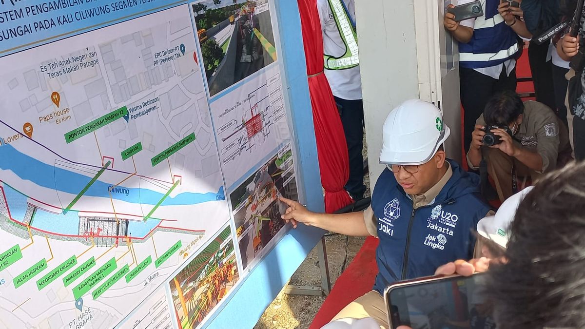 Anies Calls Waste Entering Jakarta Through The Ciliwung River 1 Transjakarta Bus Per Day