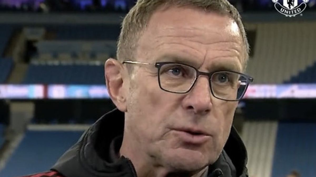 Manchester United Defeated By Man City 1-4, Ralf Rangnick Argues: Good In The First Half But The Opponent Is Too Strong