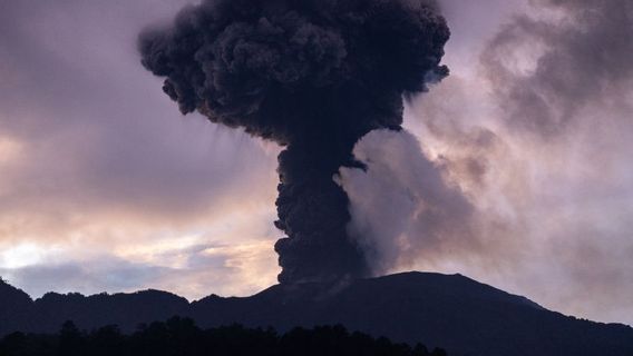 Erupsi Gunung Marapi Lontarkan Abu Vulkanik Setinggi 1 Kilometer