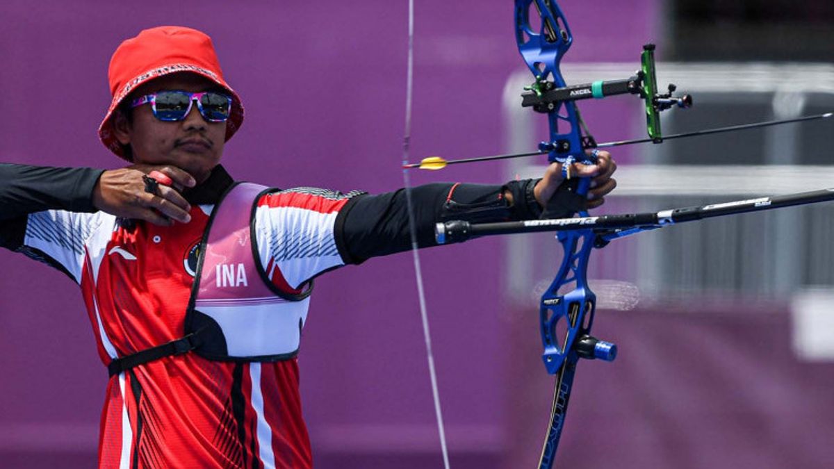 Riau Ega Knocked Out, The Red And White Archery Representative At The Tokyo Olympics Runs Out