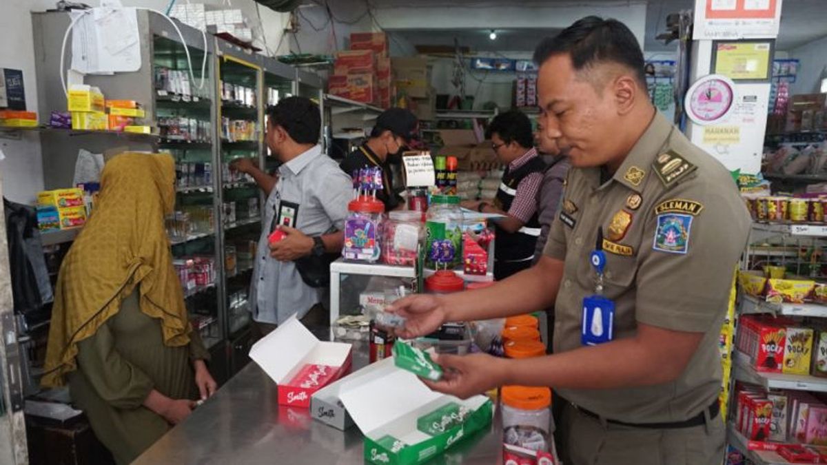 Sleman Satpol PP: Illegal Cigarette Sellers Are Fined 3 Times The Price Of Cigarettes