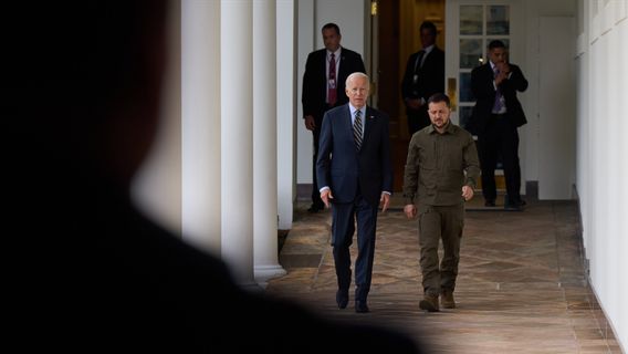 Hormati Keputusan Biden Mundur dari Pilpres AS, Presiden Zelensky: Dia Mendukung Negara Kami