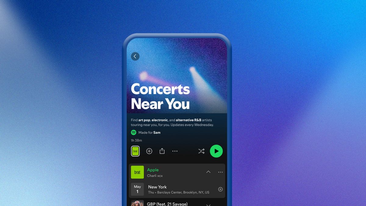 Mau Tahu Jadwal Konser Terdekat? Coba Fitur Baru dari Spotify