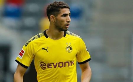 Makin Dekat ke Inter, Hakimi Ucapkan Selamat Tinggal kepada Dortmund