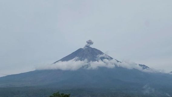 Munt Semeru Eruption, Pulvérisation d’Abu volcanique jusqu’à 800 mètres