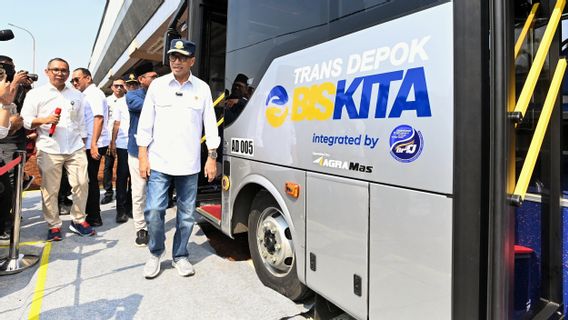 Transportation officielle de Biskita Trans Depok, tarifaire gratuite pour 6 mois