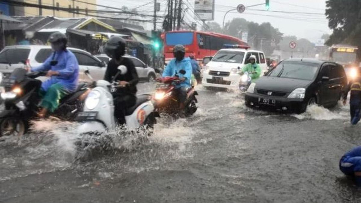 25 Ruas Jalan Tergenang Rabu 31 Januari, Berikut Sebarannya