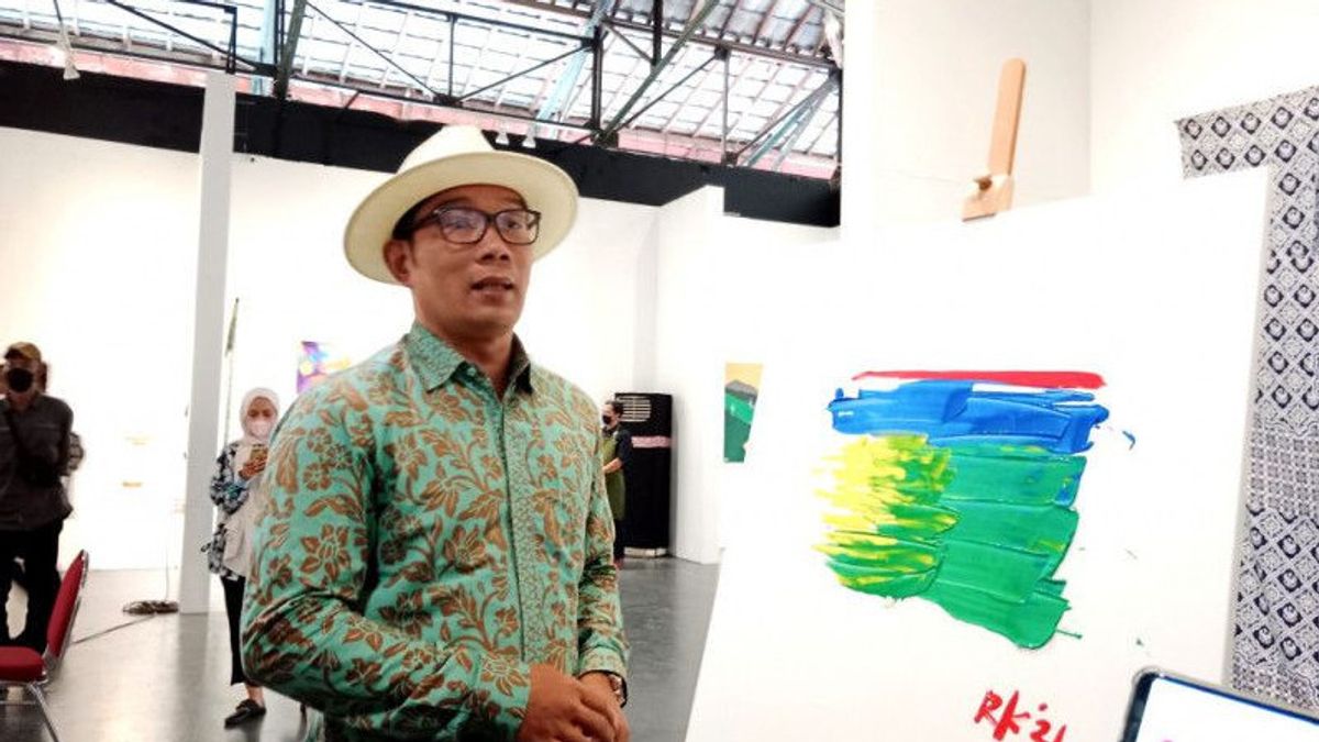 Ridwan Kamil Beri Isyarat Lewat Lukisan soal Maju Pilpres 2024: Hanya Allah yang Menentukan
