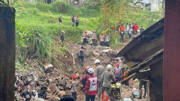 A Toddler Victim Collapsed The Ground Detention Wall In Cianjur Dies