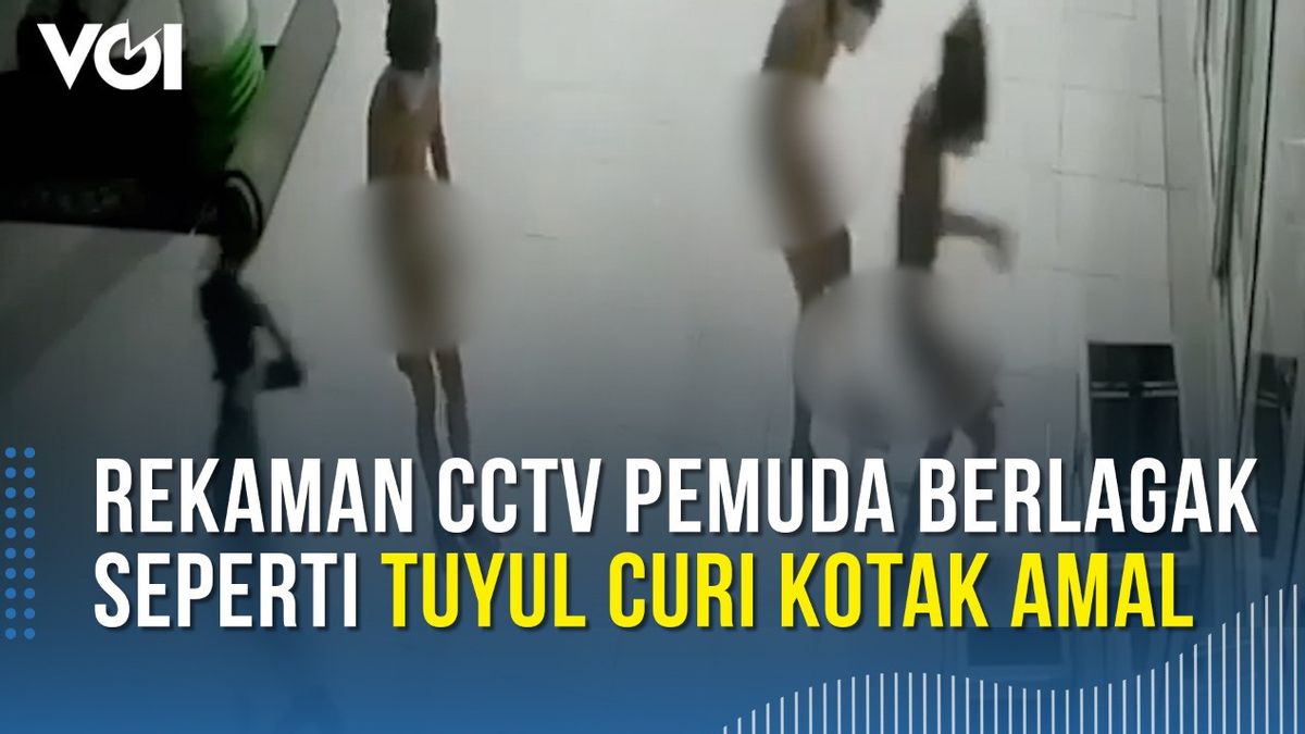 VIDEO: Aksi Tuyul 'Jadi-jadian' Curi Kotak Amal Masjid di Solok Terekam CCTV