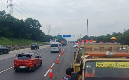 Contraflow Tol Jakarta-Cikampek Dicabut Setelah Arus Normal Kembali