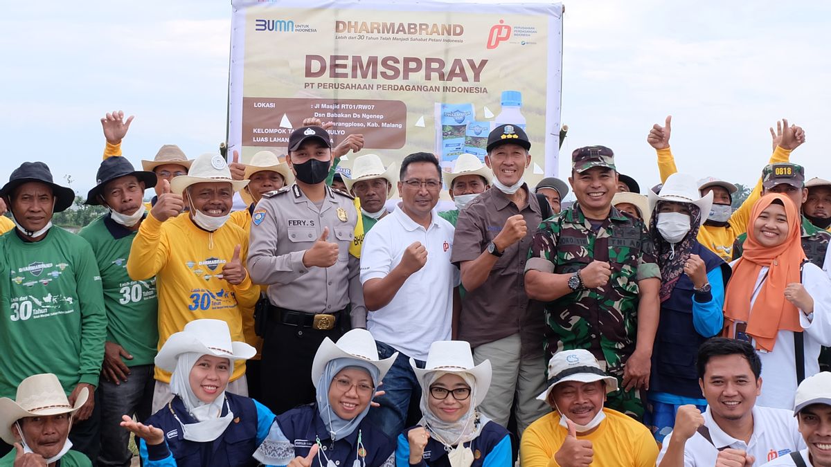 PPI Implements Demo Sprays, Cares For Padi Cultivation, And Leave Agriculture Assistance For Malang Farmers