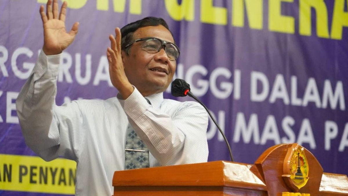 Mahfud MD Akui Sebagian Besar Koruptor di Indonesia Berpendidikan karena Berasal dari Perguruan Tinggi