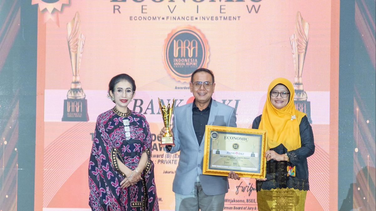 Bank DKI Terima Penghargaan The Best Indonesia Annual Report Award 2024