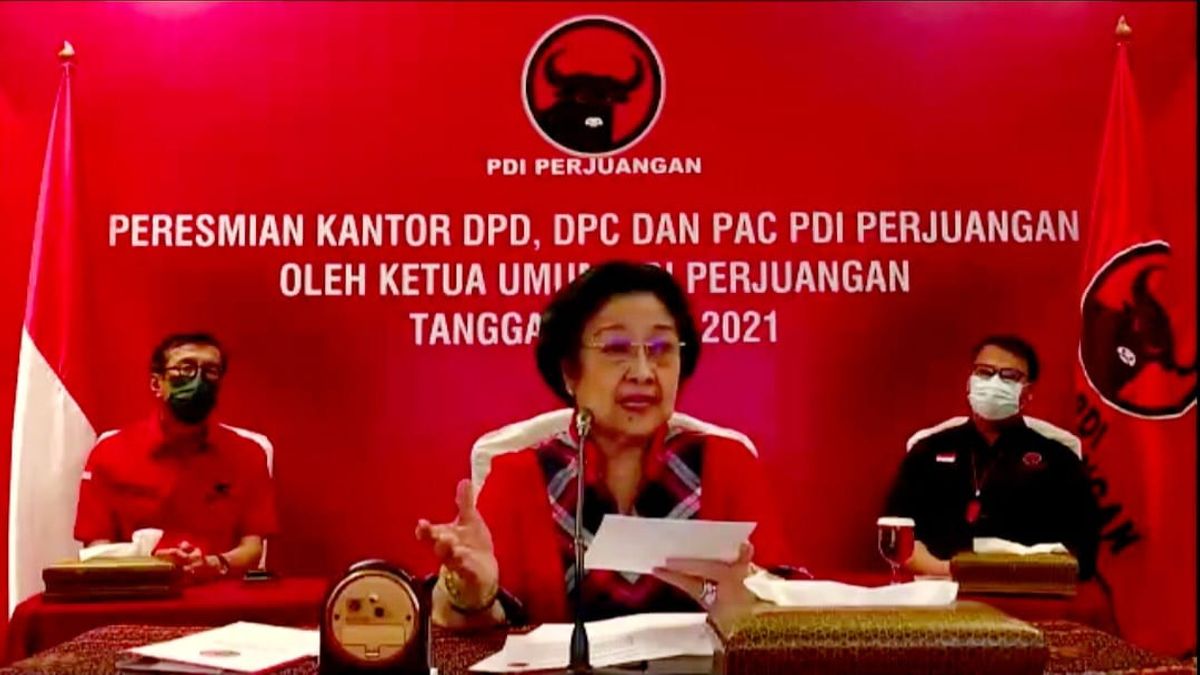Resmikan 25 Kantor Baru PDIP, Megawati: Tak Perlu Besar yang Penting Niat