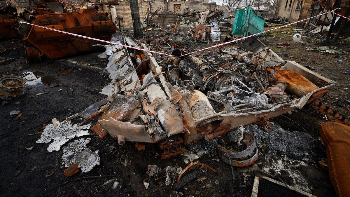 Tragedi Pembunuhan di Bucha Ukraina, Saksi Sebut Tentara Chechen dan Tembakan di Kepala