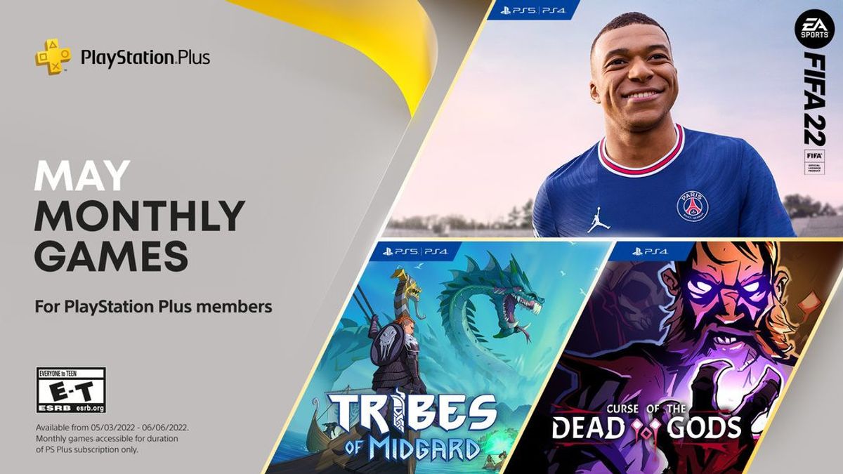 Sony Reveals Three PlayStation Plus Games For May, There's FIFA 22, Tribes Of Midgard, Curse Of The Dead Gods, Which One Do You Choose?