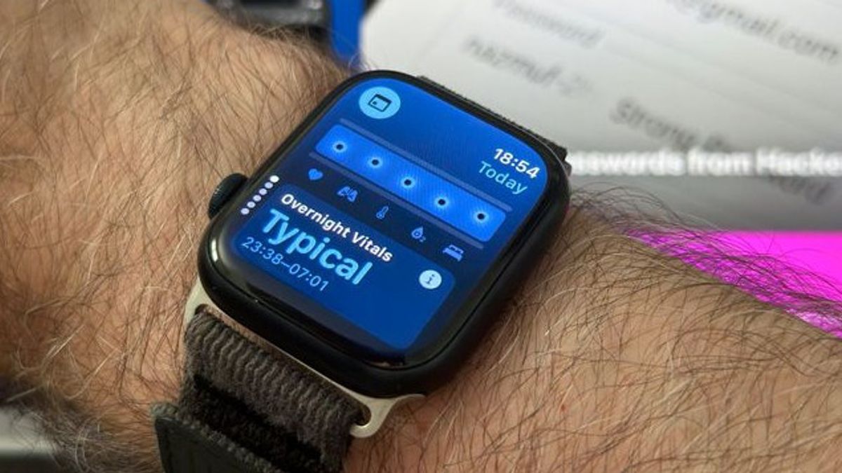 L'application de vitals vous permet d'utiliser votre Apple Watch pendant votre séjour