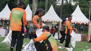 Hampir 80 Ton Sampah Dihasilkan Saat Rangkaian HUT Ke-80 RI di Monas dan Sudirman-Thamrin