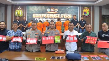 Develop Confinement Of 5 Dealers, Men's Ciduk Police Have 2.2 Kg Of Crystal Methamphetamine In Sidodadi Bandarlampung