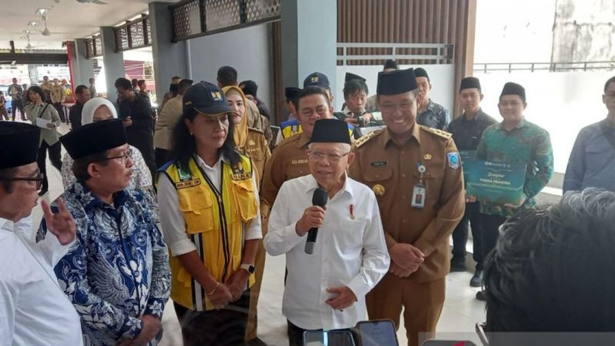 Diresmikan Wapres Ma'ruf, Pasar Toboali Babel yang Dulunya Kumuh jadi Termegah dan Modern di Babel