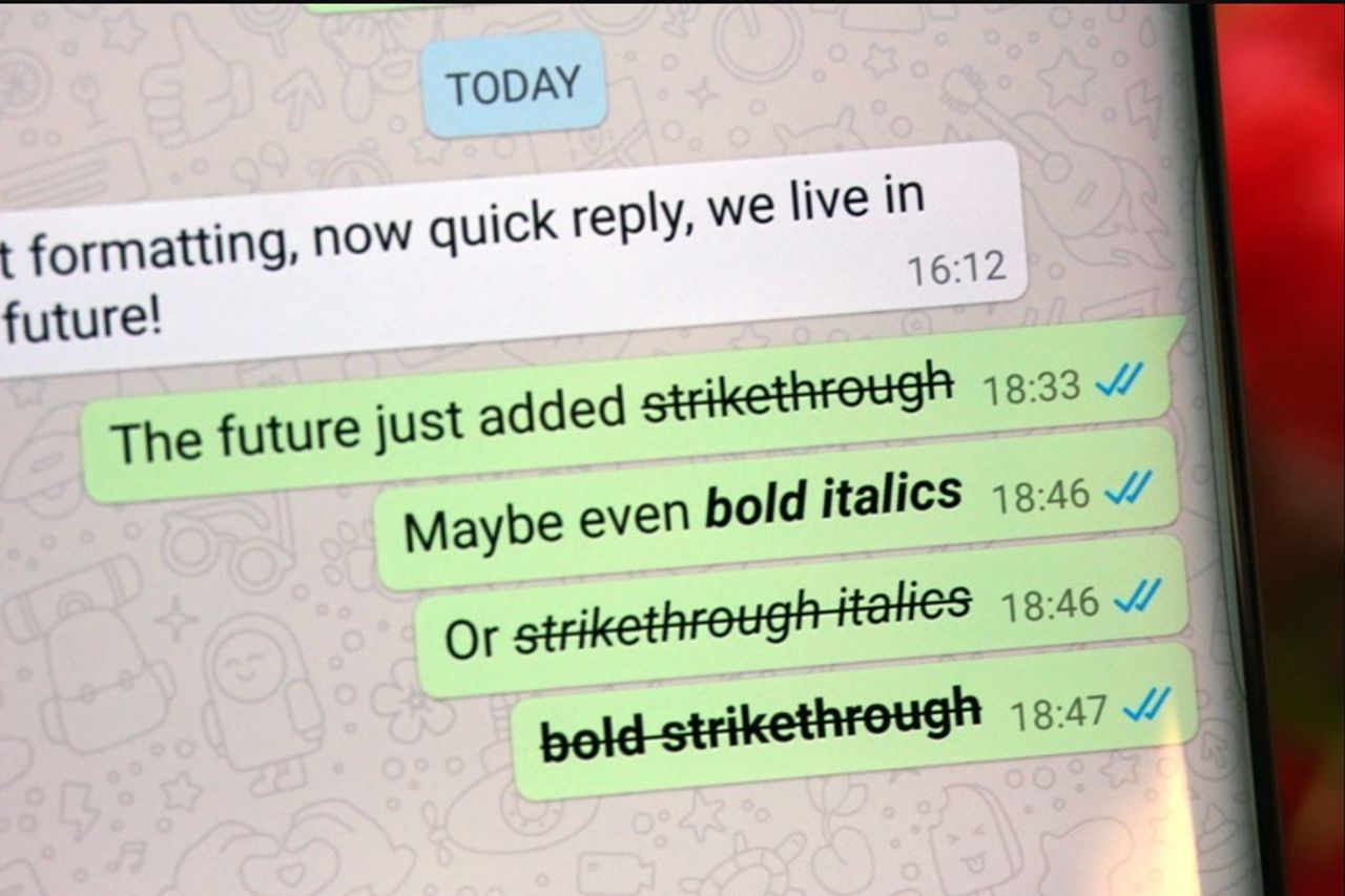 Here s How To Change Text Format On WhatsApp: Bold Italic. 
