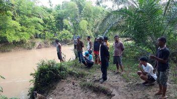 悲剧，西苏门答腊阿加姆的一个兄弟姐妹，看到她的妹妹被扑上，被河口鳄鱼拖到河底