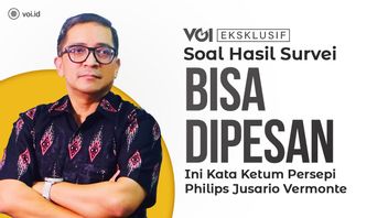 Video Eksklusif, Ketum Persepi Philips Jusario Vermonte Bicara Soal Hasil Survei yang Berbeda