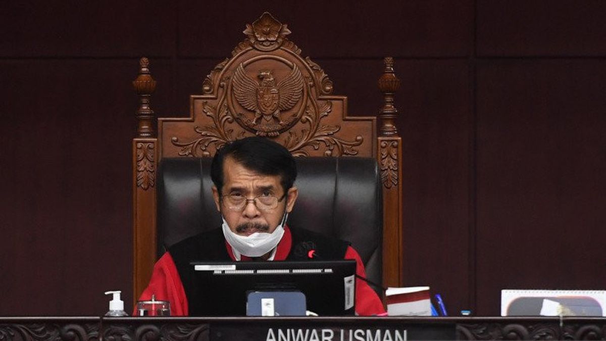 MKMK Bans Anwar Usman From Participating In Handling All Disputes In The 2024 Election