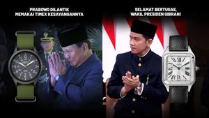 Differences In The Price Of Prabowo Subianto And Gibran Rakabuming's Watches At The Inauguration Event