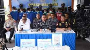 Lantamal XIII Tarakan Tangkap Penyelundup 15,3 Kg Sabu Asal Malaysia