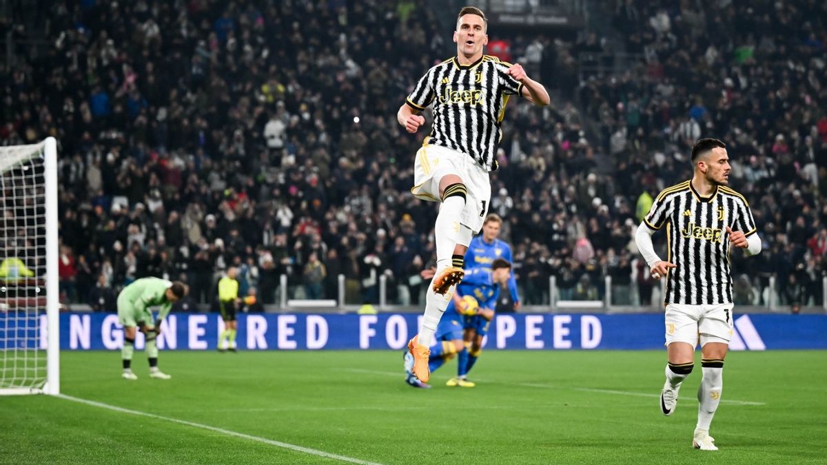 Hattrick Milik Hancurkan Frosinone, Juventus ke Semifinal Coppa Italia 